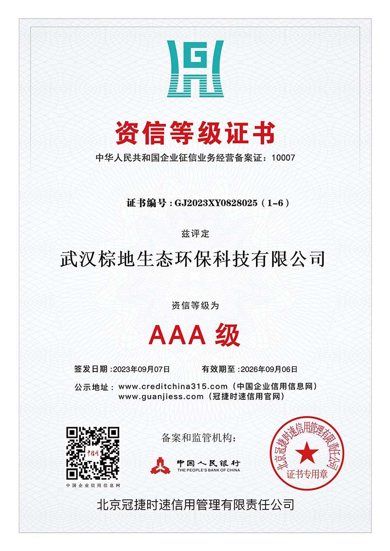 資信等級(jí)證書